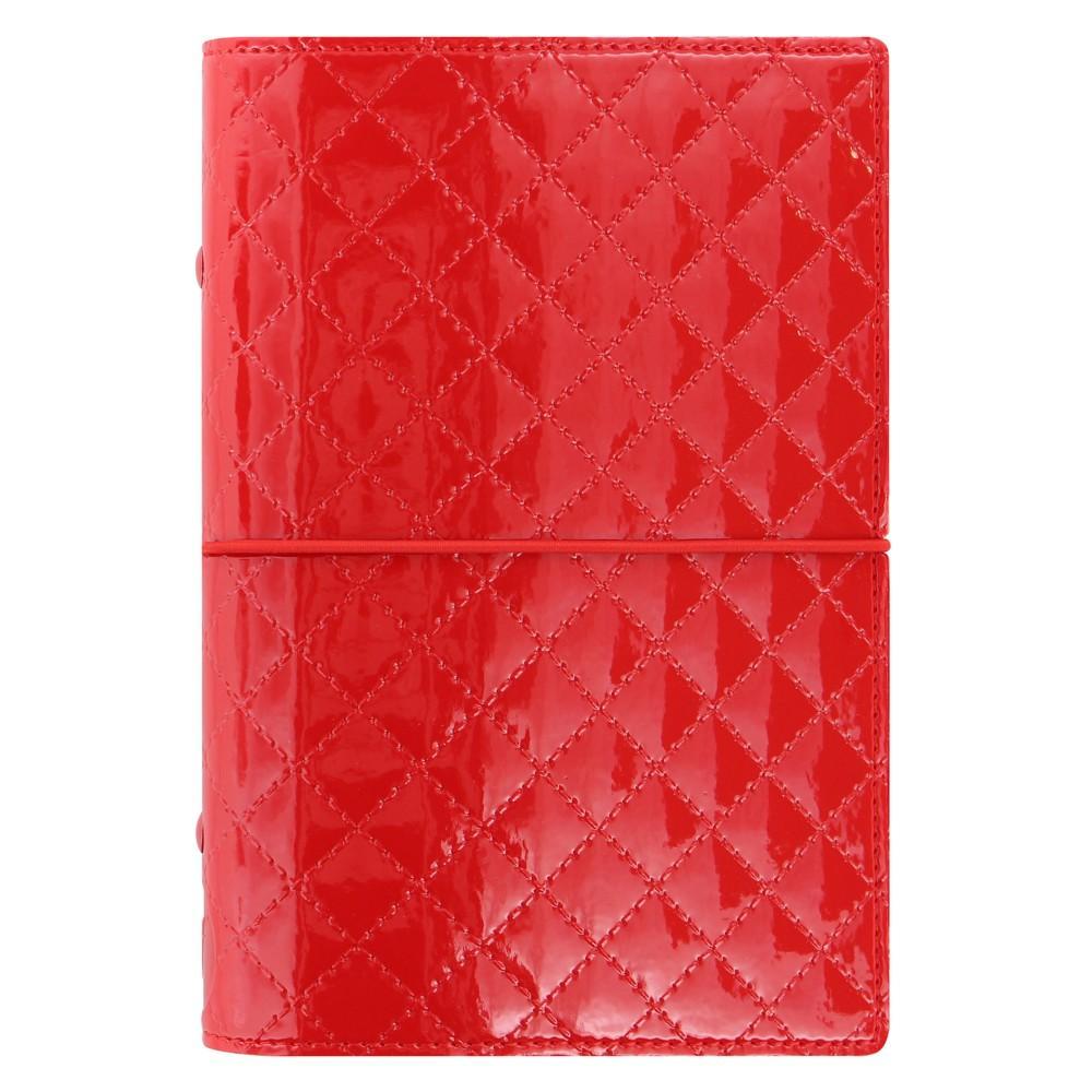 Filofax diář Domino Luxe osobní červený