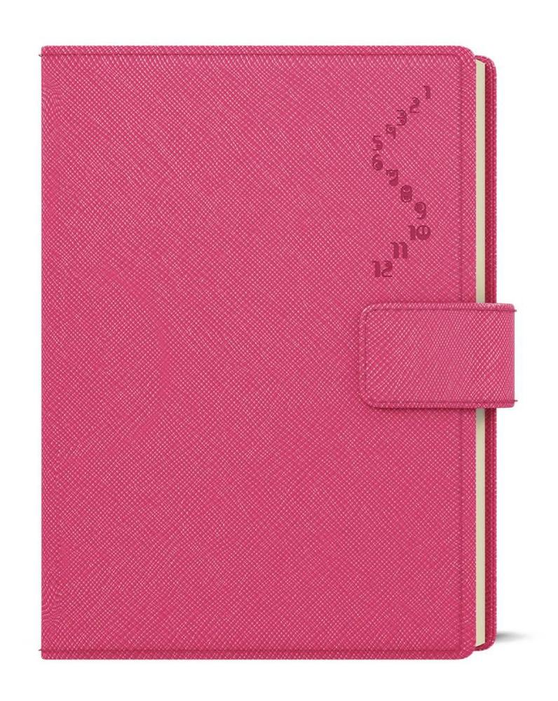 Baloušek Tisk diář týdenní Oskar krémový papír Manager color A5 růžový