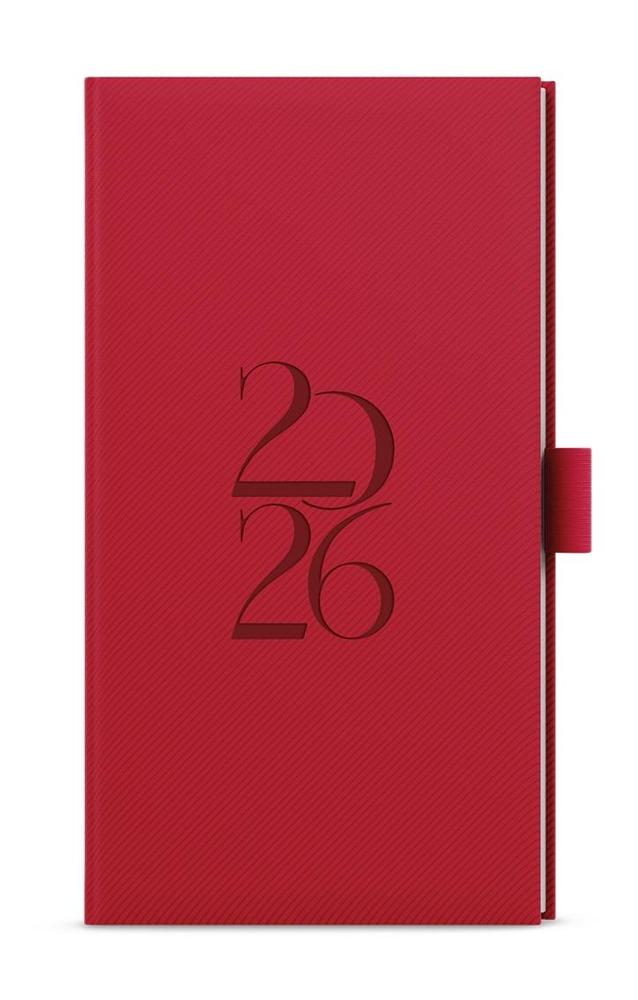 Baloušek Tisk diář týdenní Jakub Deny kapesní červený