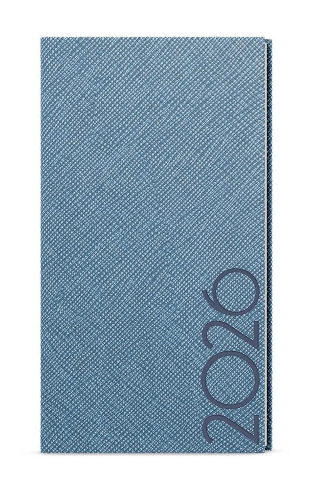 Baloušek Tisk diář týdenní Jakub Tora kapesní modrošedý