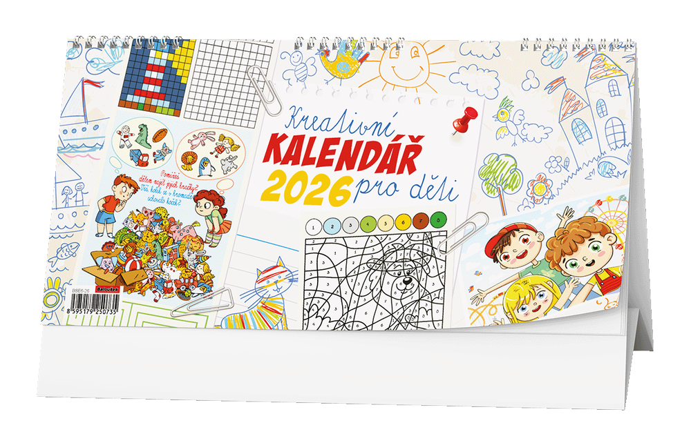 Baloušek Tisk kalendář stolní žánr. týd. Kreativní kalendář pro děti
