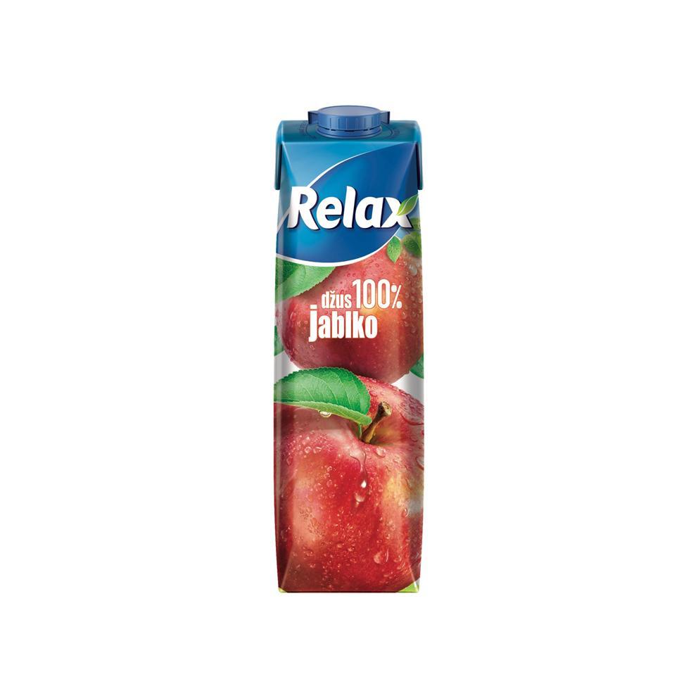 Džus Relax jablko 100% šťáva 1 l