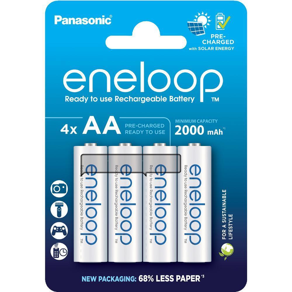 Dobíjecí baterie Ni-MH AA - ENELOOP, tužková, HR6, kapacita 2000 mAh /4 ks