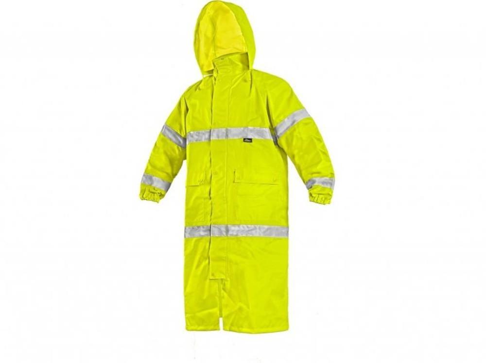 CXS plášť do deště BATH, výstražný, žlutý vel. XL