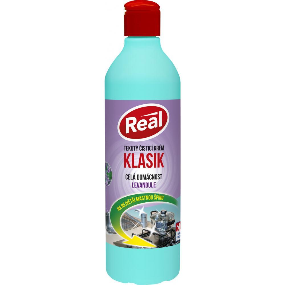 Real classic tekutý písek 600 g kulatá láhev Levandule