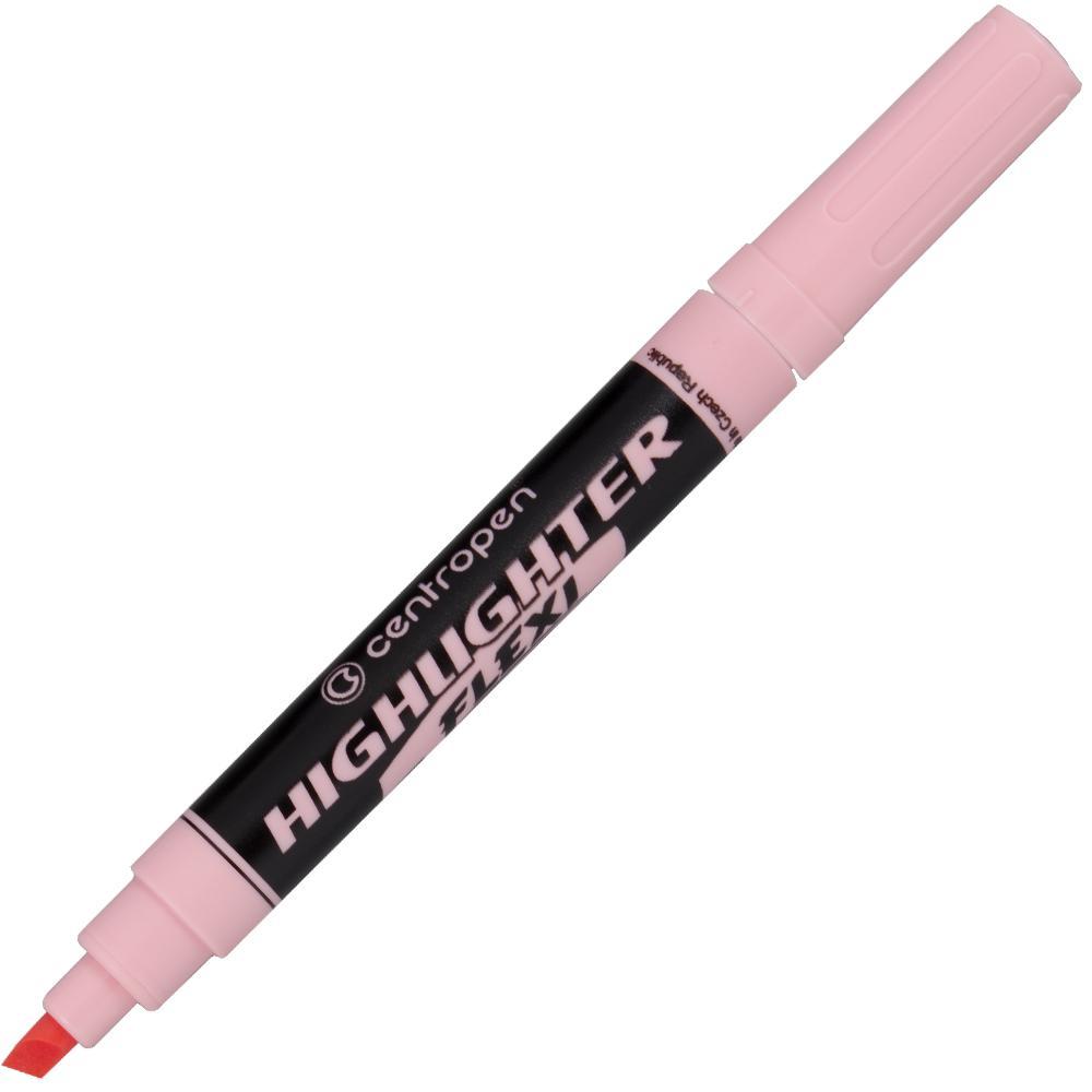 Centropen zvýrazňovač 8542 Flexi Soft růžový