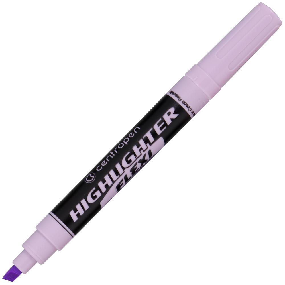 Centropen zvýrazňovač 8542 Flexi Soft fialový