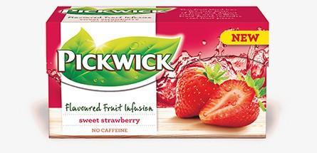 Ovocný čaj Pickwick jahoda / 20 sáčků