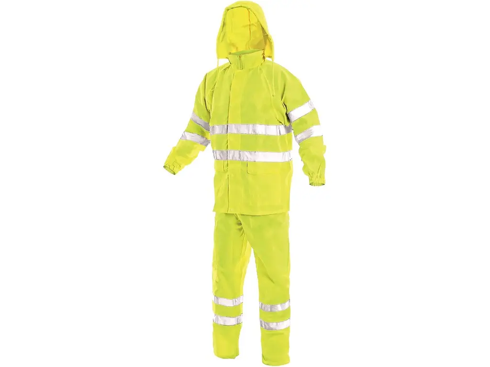 CXS oblek YORK, pánský, výstražný, nepromokavý, žlutý vel. XL