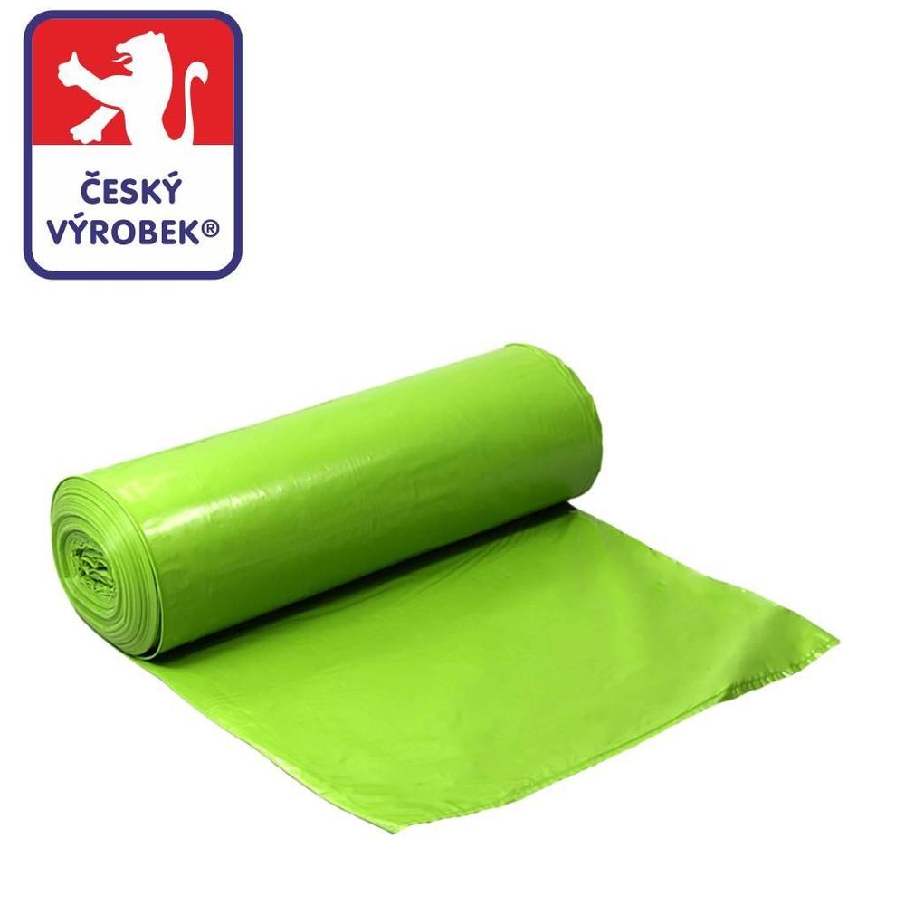 Pytel na odpadky 70 x 110 cm, 120 l (80 mic)15 ks - zelené