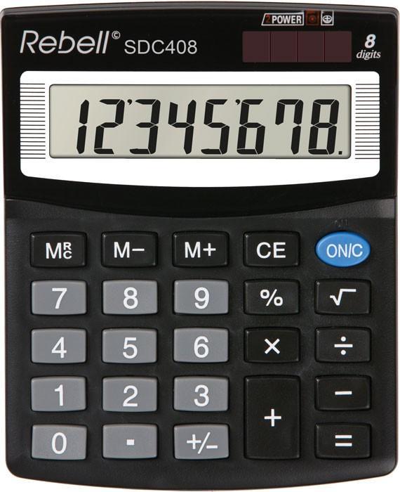 Rebell kalkulačka SDC 408 BX stolní / 8 míst