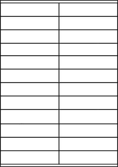 Etikety PRINT 105 x 24 bílé