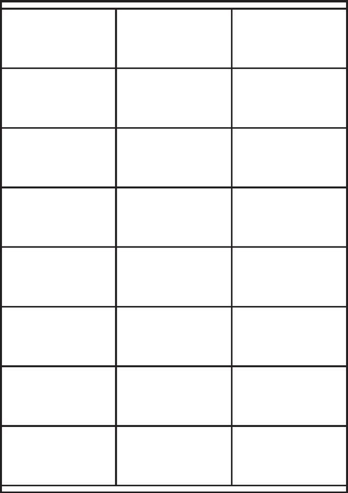 Etikety PRINT plastové bílé matné 70 x 36