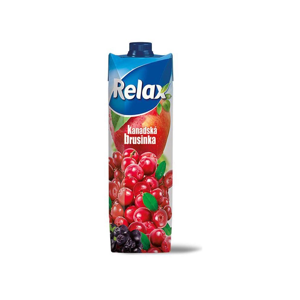 Džus Relax Klasic brusinka 1L