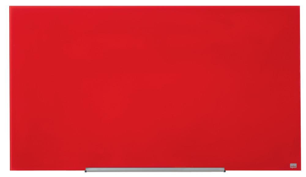 Nobo skleněná tabule Impression Pro červená, 126,4 x 71,1 cm