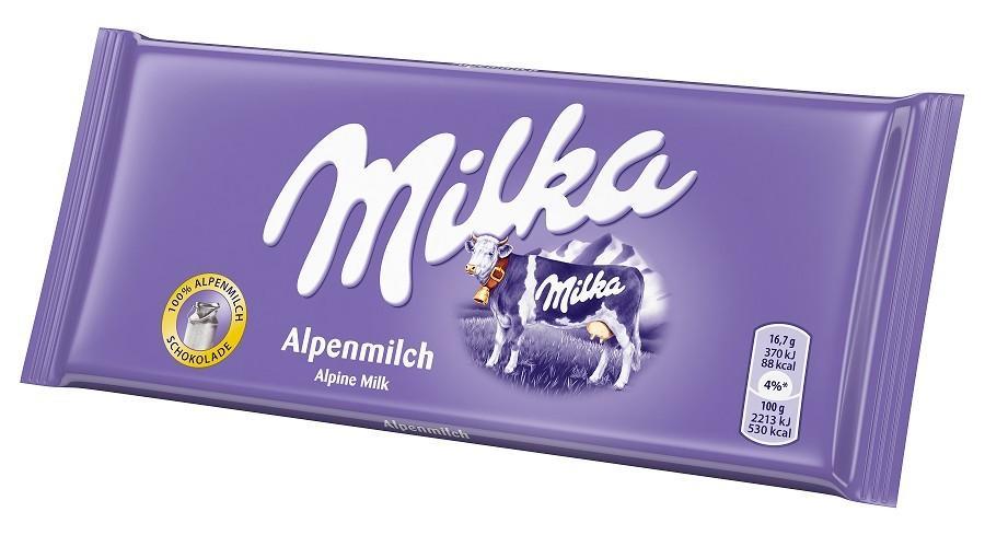 Čokoláda Milka mléčná 90g