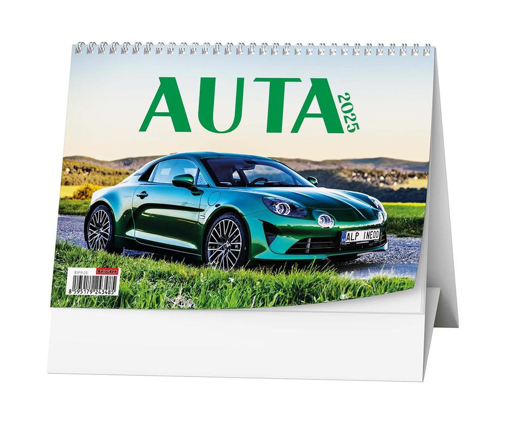Baloušek Tisk kalendář stolní žánr. týd. Auta - autotip