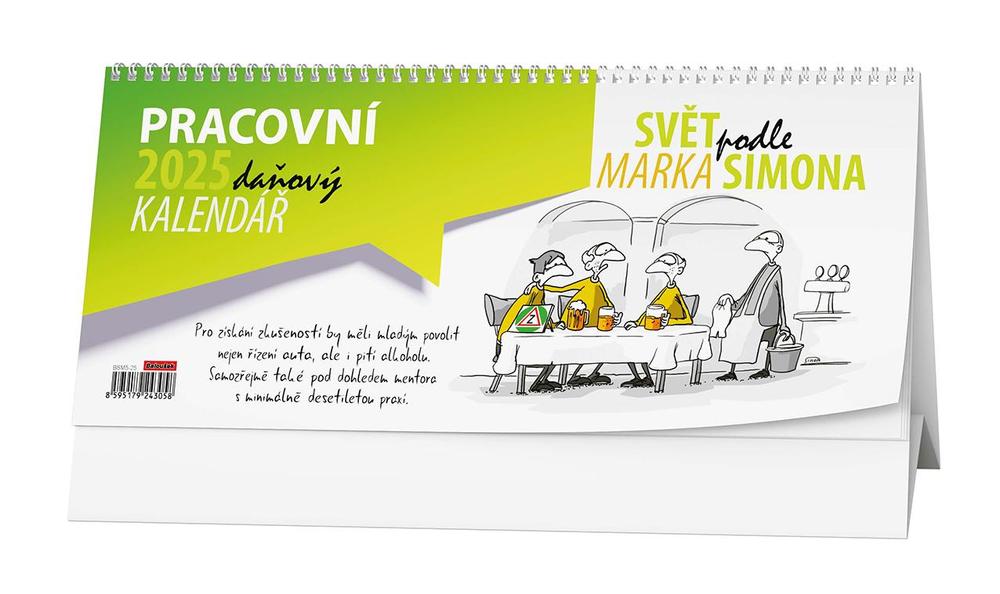 Baloušek Tisk kalendář stolní pracovní daňový Svět podle Marka Simona