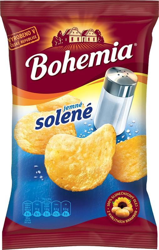 Chipsy Bohemia solené 60g