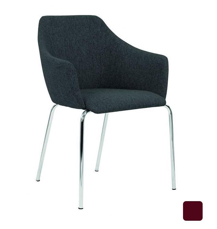 Konferenční židle Wind visitor bordó