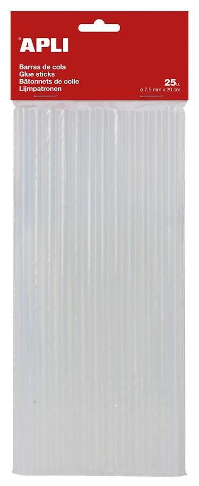 Apli tyčinky do tavné pistole velké -200 mm x pr. 7,5 mm / 25 ks