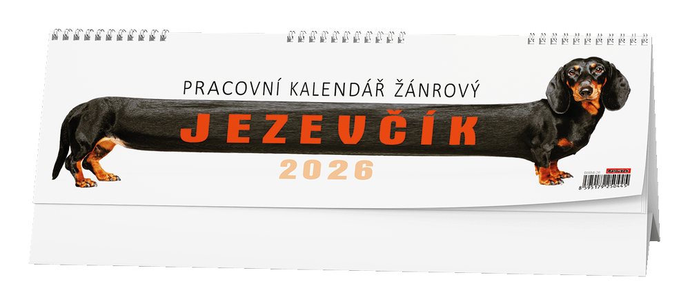 Baloušek Tisk kalendář stolní pracovní Jezevčík