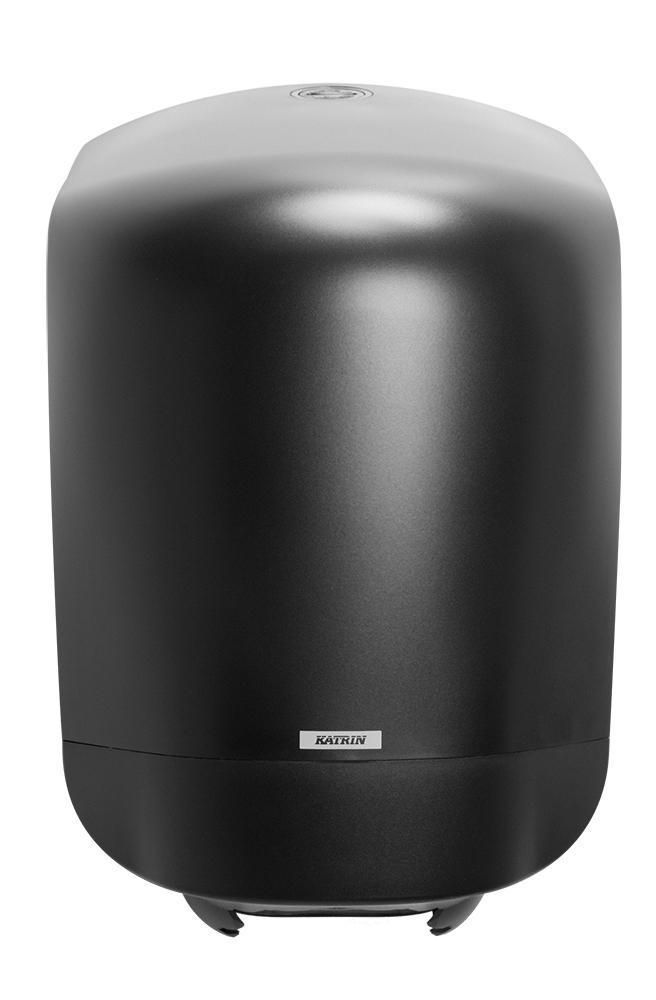 Katrin zásobník na ručníky v roli M, černý velký, na ručníky M