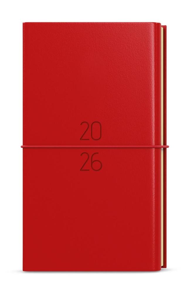 Baloušek Tisk diář týdenní Jakub Dueto kapesní - diář + blok červený