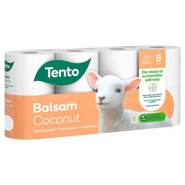 Papír toaletní TENTO Balsam Coconut 3-vrstvý / 8 ks, Coconut