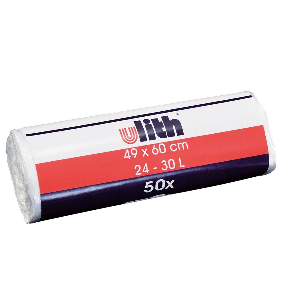 Pytel na odpadky 30L 49x60cm / 50 ks 6mic čirý