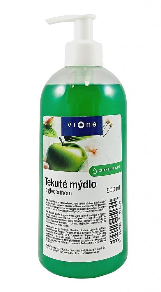 Mýdlo tekuté Vione s pumpičkou 500 ml - Jablko