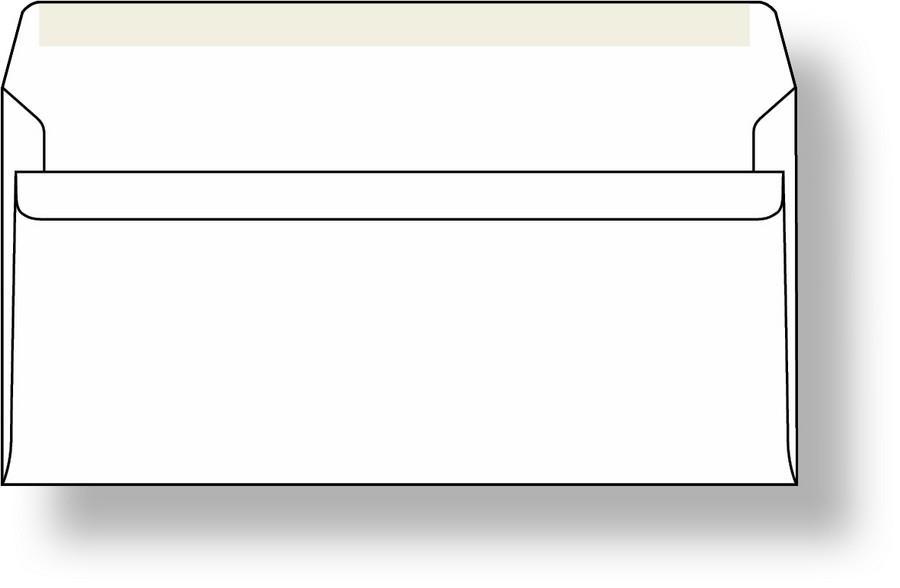 Obálka DL samolepicí, 1000 ks, 110 x 220