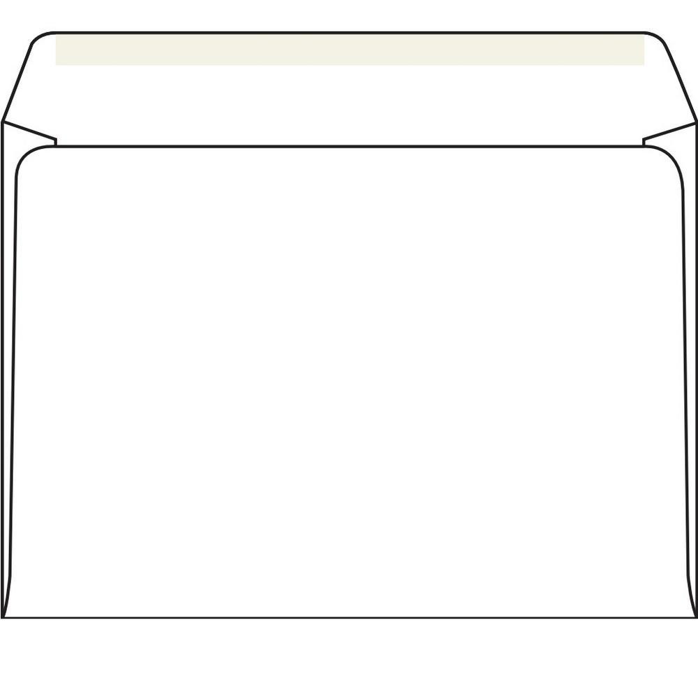 Obálka C6 obyčejná, 1000 ks, 114 x 162