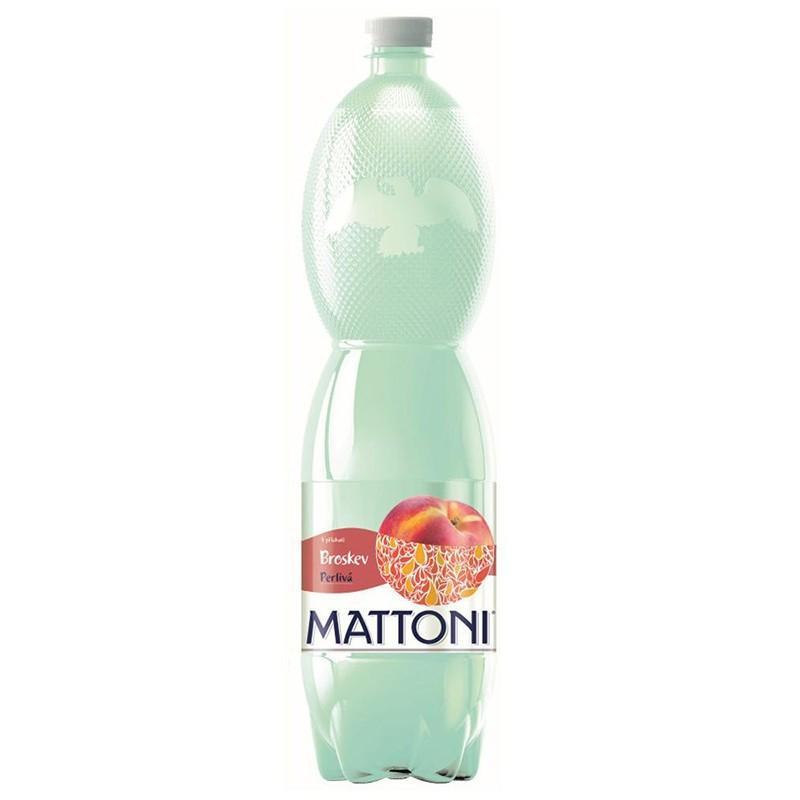 Mattoni perlivá broskev 1,5 l