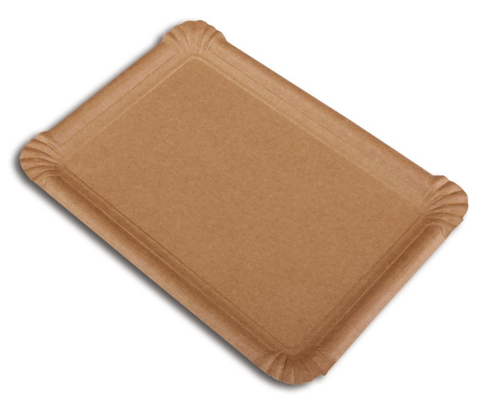 HIT OFFICE papírové tácky č.5 - 16 x 23 cm / 100 ks kraft