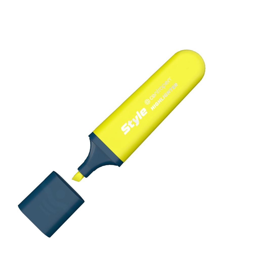 Centropen zvýrazňovač 6252 fluo žlutý