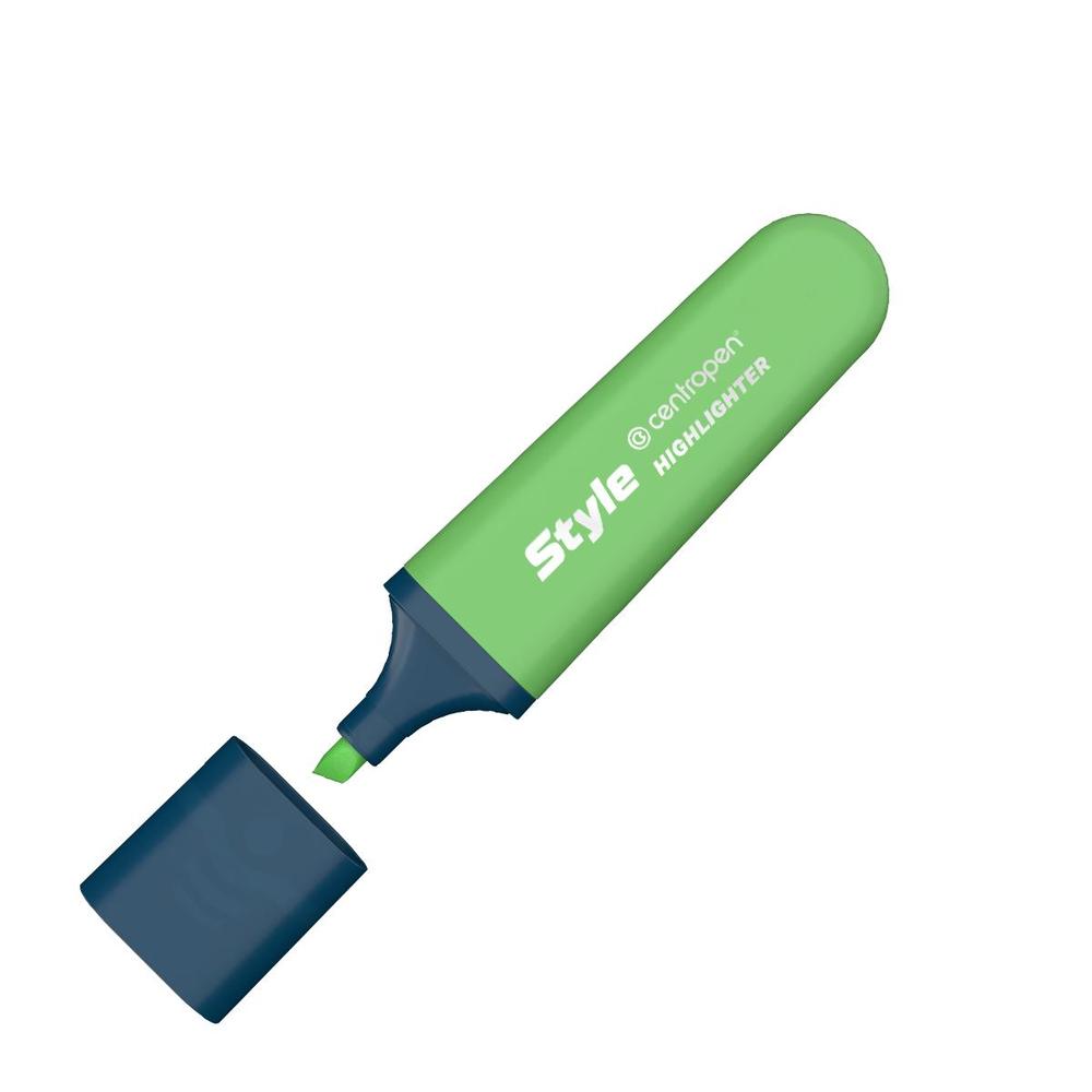 Centropen zvýrazňovač 6252 pastelový zelený