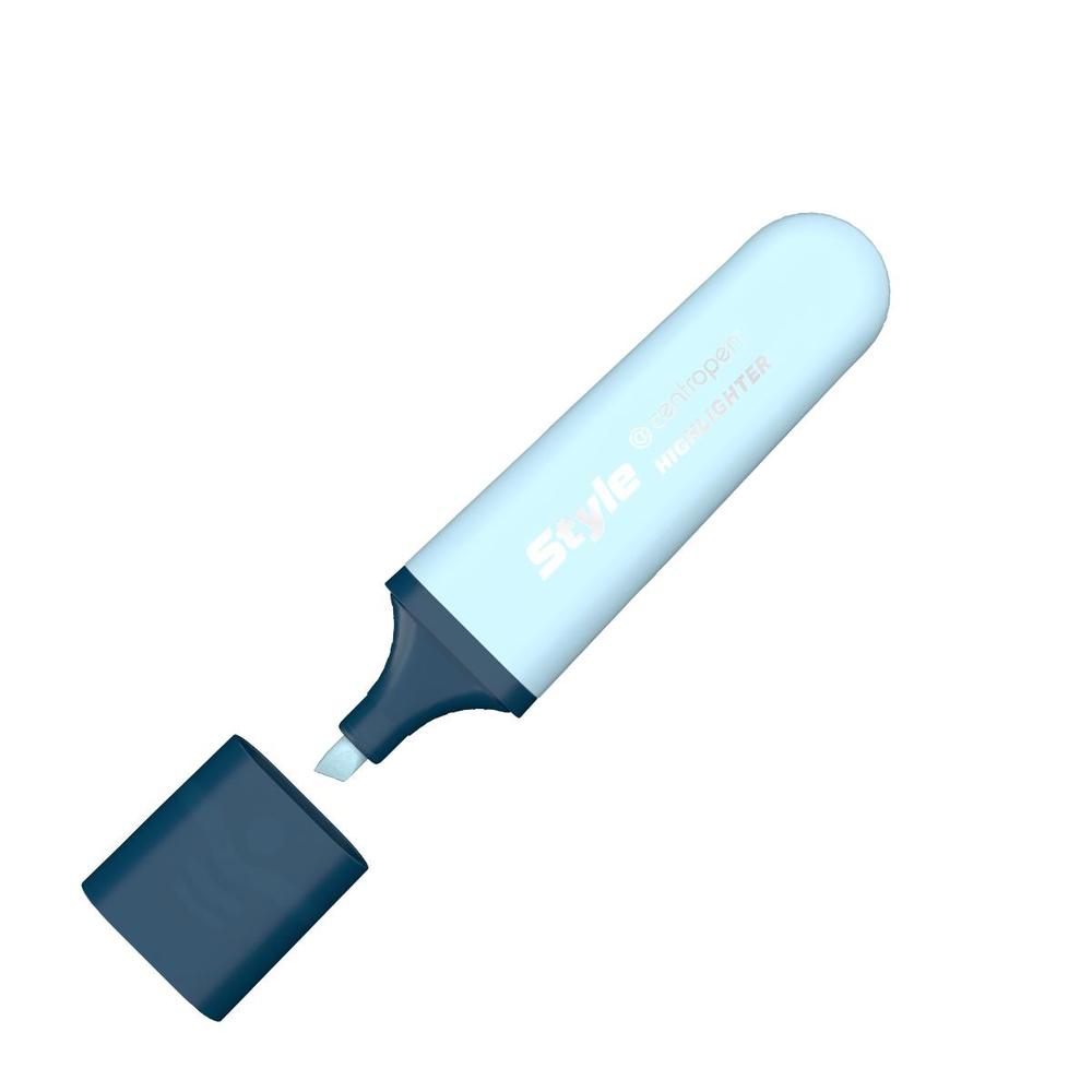 Centropen zvýrazňovač 6252 pastelový modrý