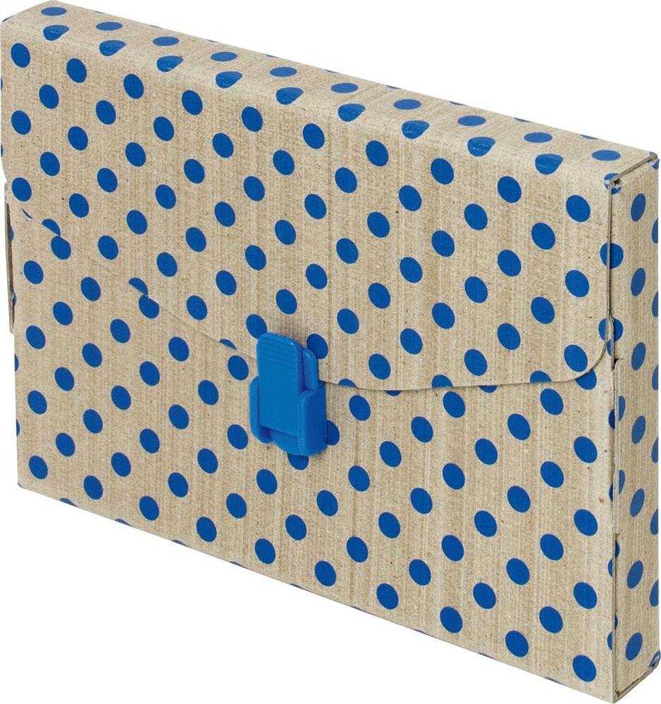 Emba kufřík ELEGANT A4 modrý