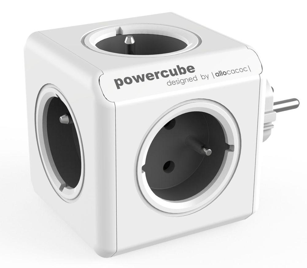 PowerCube Originál 5 zásuvek, šedá