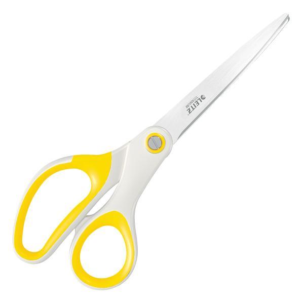Leitz nůžky titanové WOW 20,5 cm bílé/žluté