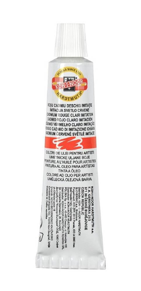 Koh-i-noor barva olejová 16 ml kadmium červené