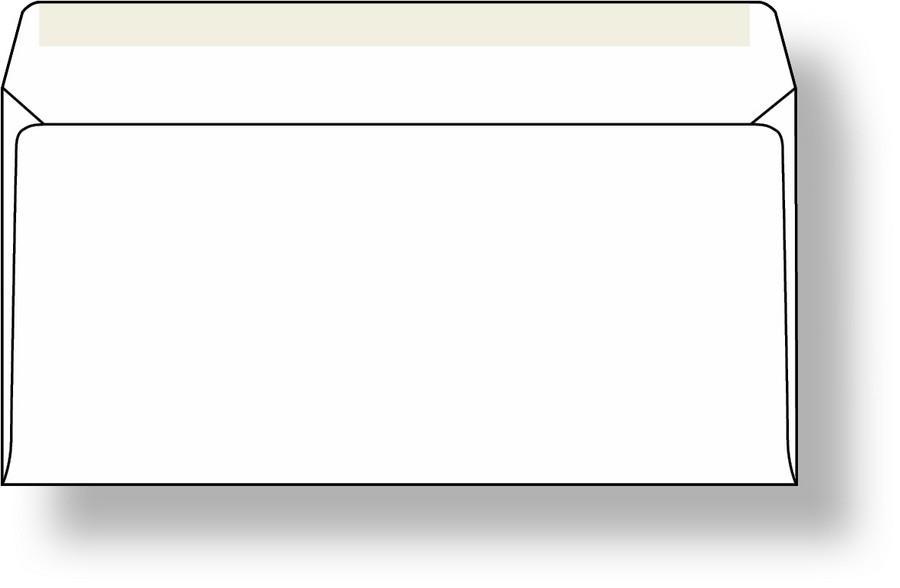 Obálka DL obyčejná, 1000 ks, 110 x 220