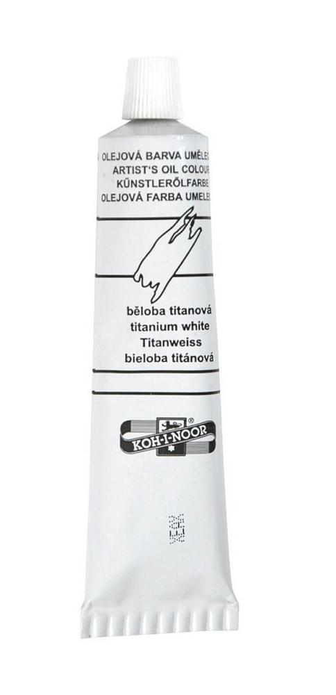 Koh-i-noor barva olejová 40 ml běloba titanová