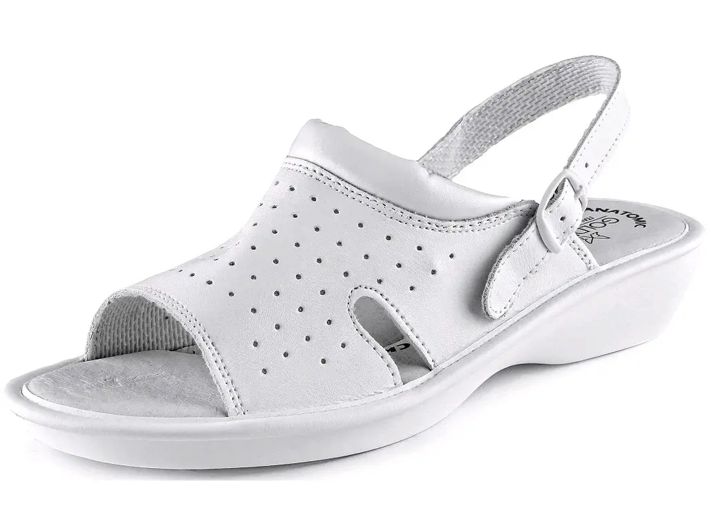 CXS obuv sandál, WHITE LIME, dámský, kožený, bílý 