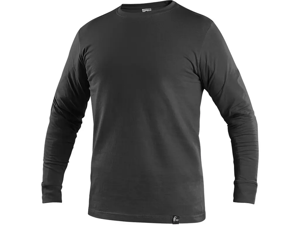 CXS tričko PETR, pánské, dluhý rukáv, černé 