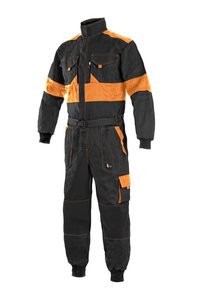 CXS kombinéza LUXY ROBERT, pánská, černo-oranžová 