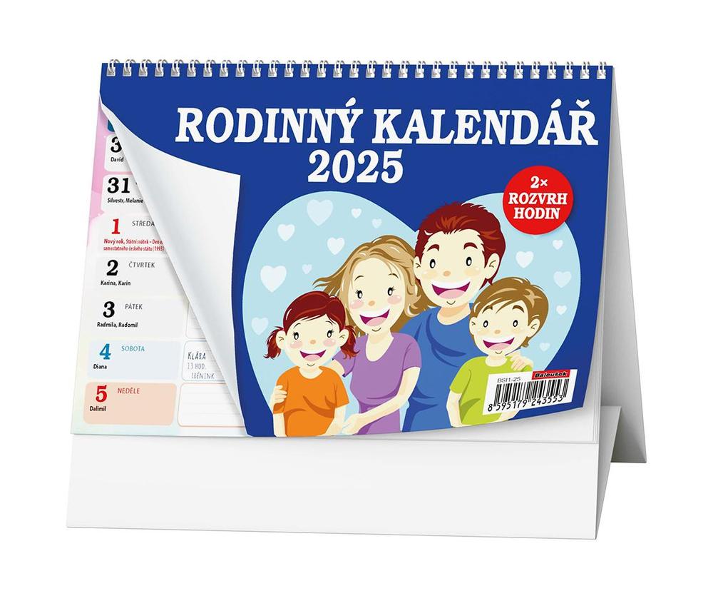 Baloušek Tisk kalendář stolní žánr. týd. rodinný