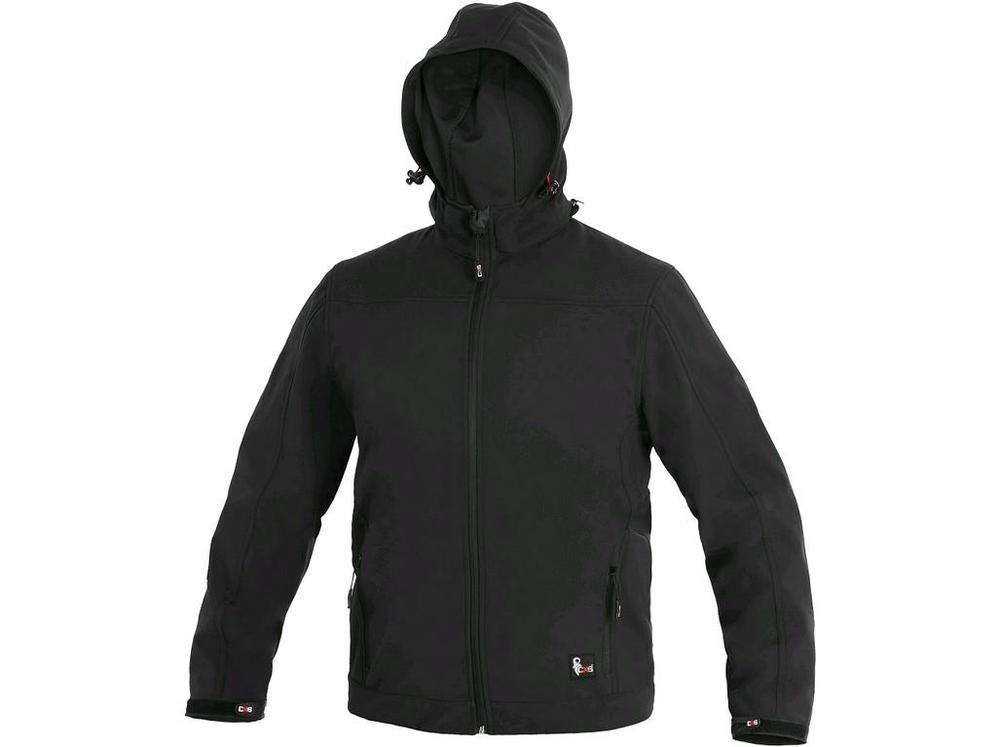 CXS bunda LAVAL, pánská, softshell černá 