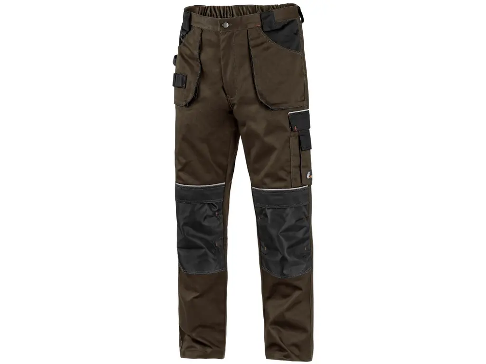 CXS kalhoty ORION TEODOR, pánské, hnědo-černé 